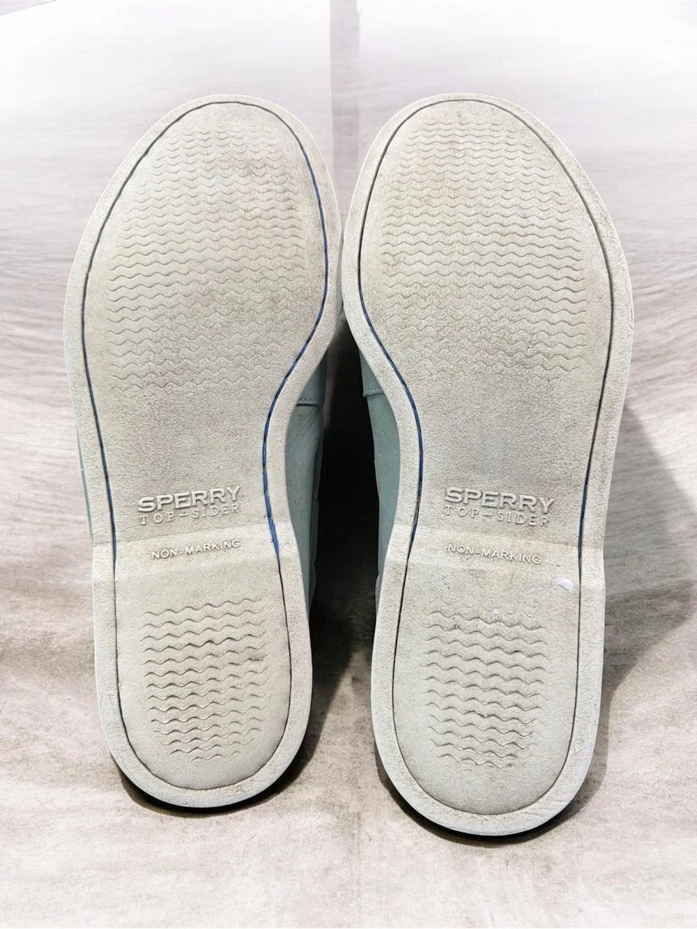 Sperry Top Sider Men's Casual Lace-Up Boat Shoes in Sage Green